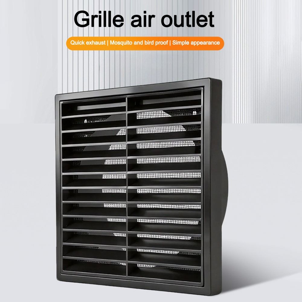 Ventilation Grille Aluminum - Langlebige 4/5/6/8 Zoll Lüftungsgitterabdeckung aus Fasernetz,