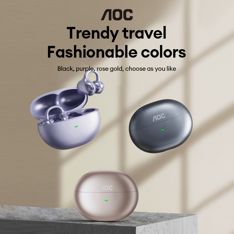 Subwoofer - AOC ACD2544 Kabellose Bluetooth-Ohrbügel-Kopfhörer Open-Ear-Kopfhörer Surround-Stereo-Sound