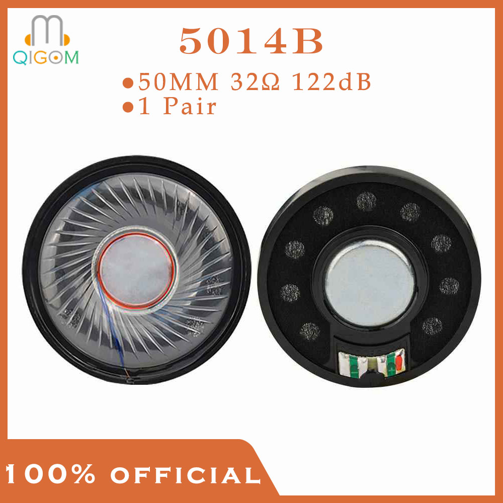 Speaker Driver - QIGOM 50MM Kopfhörer-Treiber Hifi-Kopfhörer-Lautsprechereinheit 122dB 32ohm