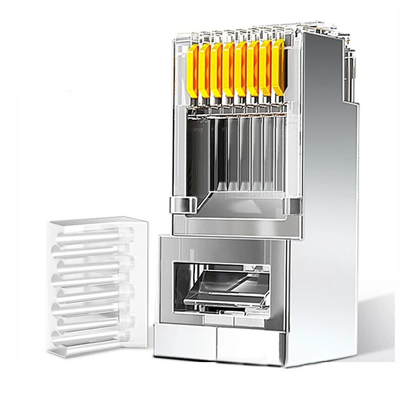 Rj45 Jack - ZoeRax 50 Stück Cat6 RJ45-Stecker, Cat
