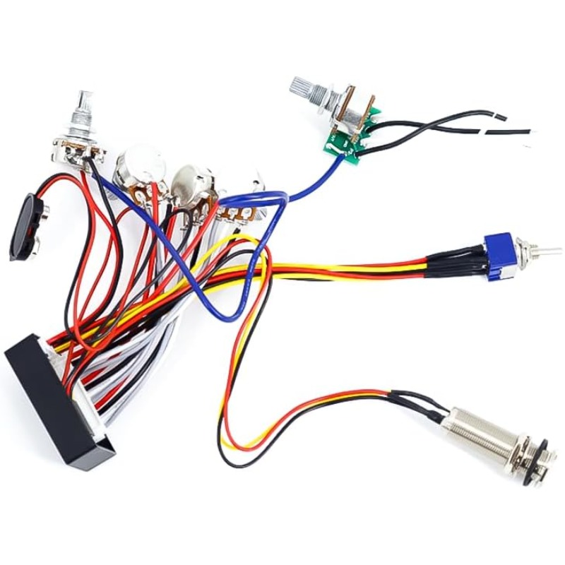 Passive Preamp - XSXS Vorverdrahtetes 3-Band Aktiv- & Passiv-EQ-Kit