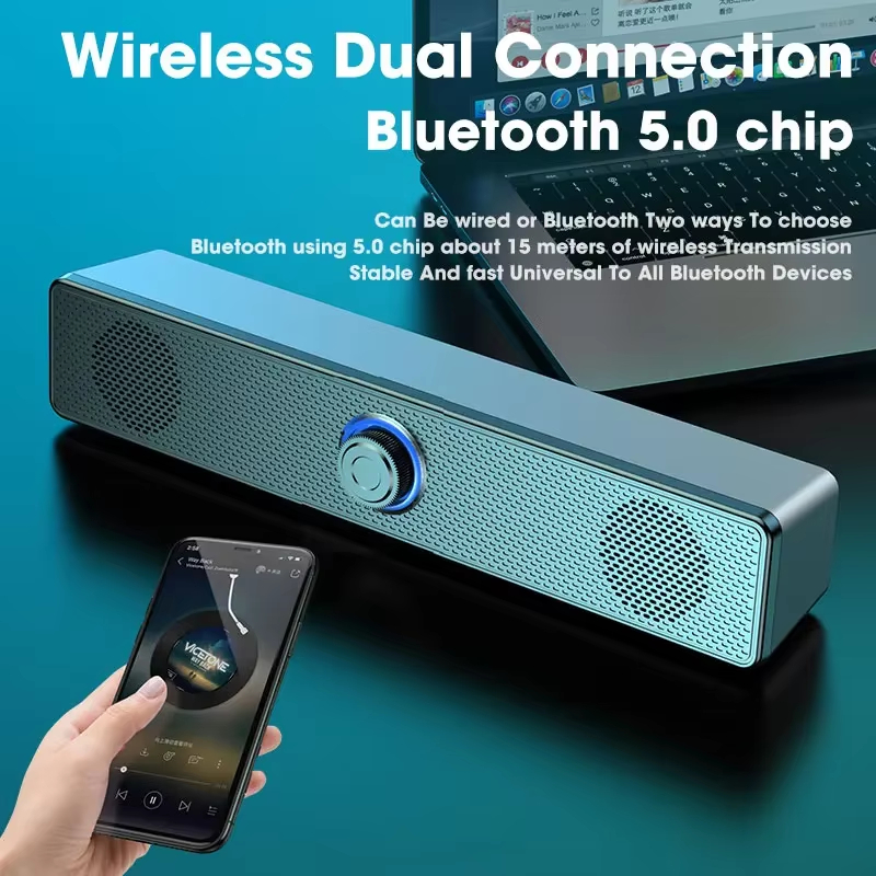 Speaker Wire - Bluetooth 5.0 4D Surround Soundbar Kabelgebundener