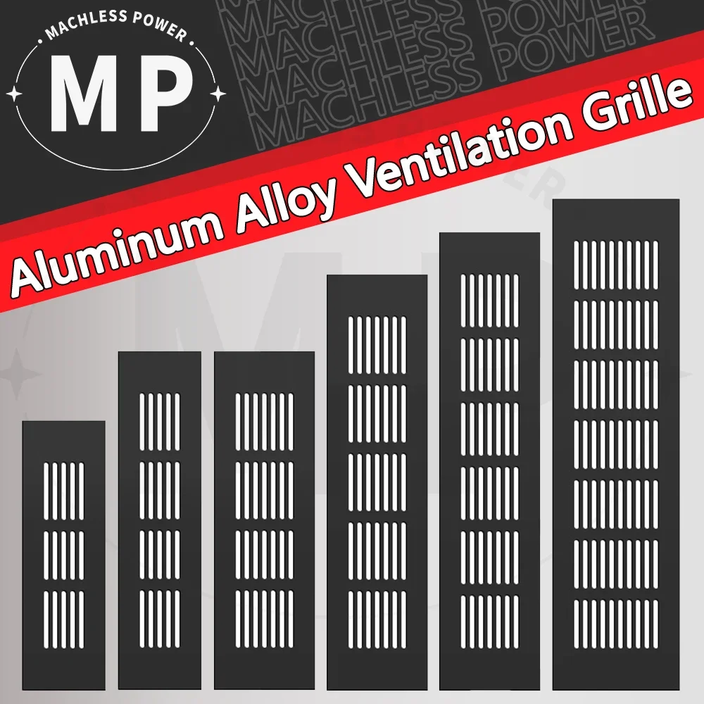 Ventilation Grille Aluminum - 1PC Aluminium Legierung Lüftungsgitter Matte Schwarz
