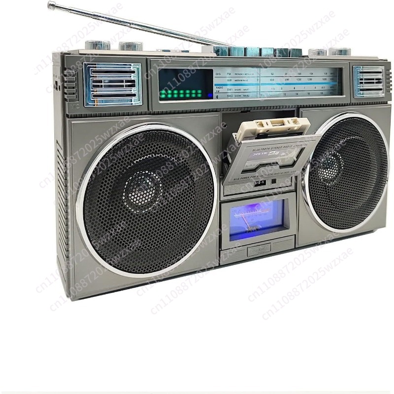 Usb Sound Card - Retro Bluetooth-Lautsprecher Stereo-Subwoofer mit Kartensteckplatz, tragbarer