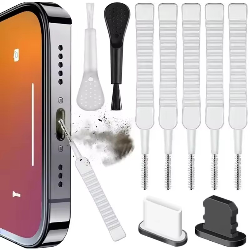 Diy Headphone - Handy-Lautsprecher, Ladeanschluss, Reinigungsset, Staubstecker für iPhone