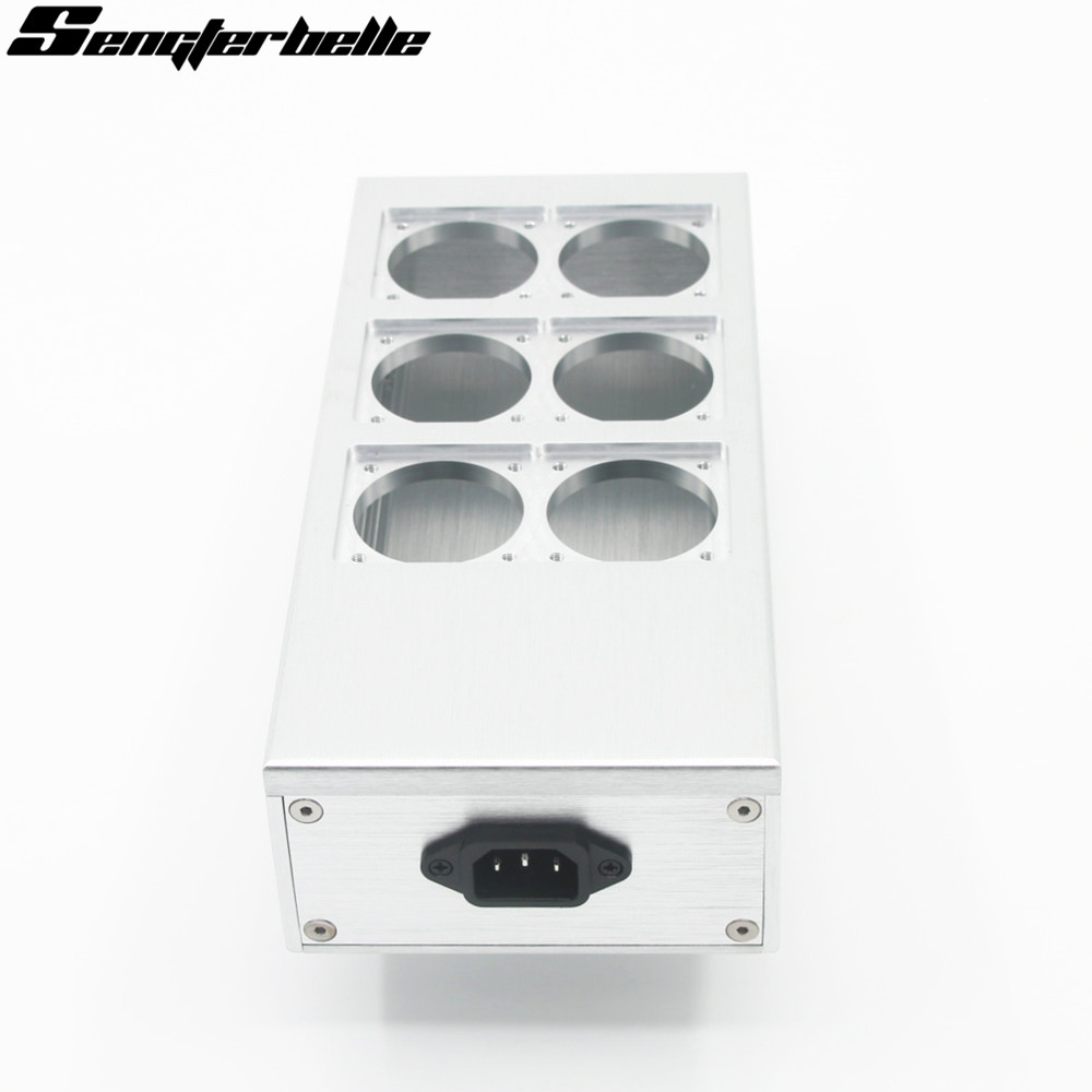 Speaker Enclosure - Hi-Fi 6-Port EU-Standard-Steckdosenbox, Gehäuse aus hochwertiger