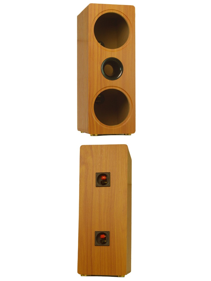 Diy Speaker - Lautsprecher-Leergehäuse, einteiliges Gehäuse, Doppellautsprecher 3/4/5/6,5/8 Zoll,