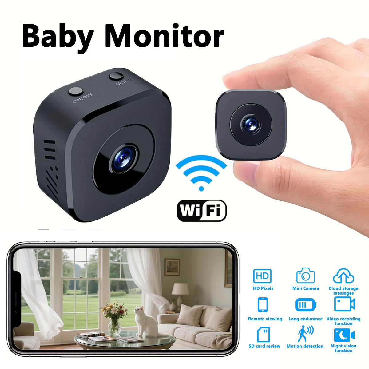 Usb Sound Card - 1080P HD Mini WiFi Kamera Indoor