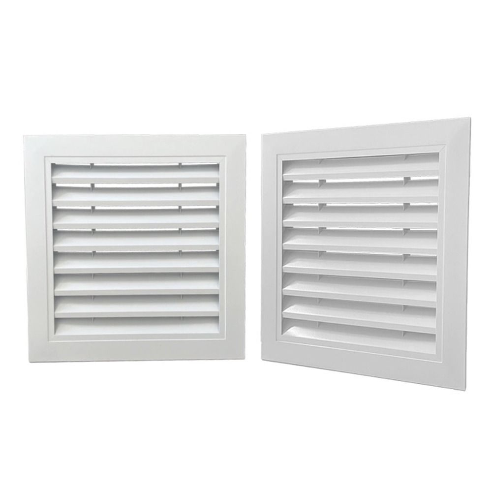 Ventilation Grille Aluminum - Neues Lüftungsgitter aus Aluminiumlegierung, weiß, quadratisch,