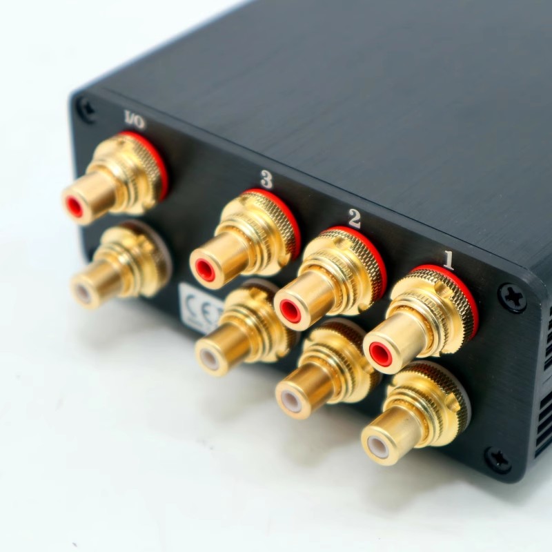 Passive Preamp - TIANCOOLKEI HiFi-CMC High-End Passiver RCA-Audioeingangswahlschalter 3