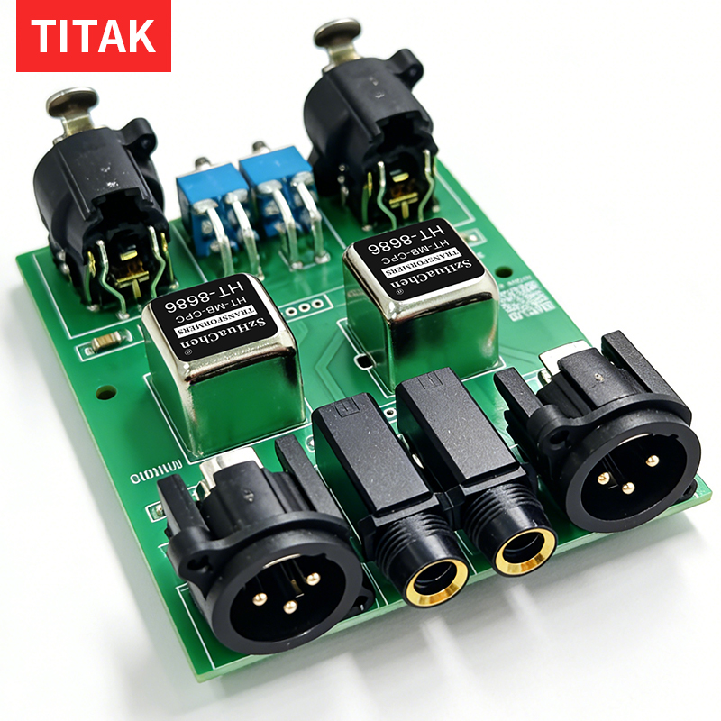 Subwoofer - Audio-Isolator-Box XLR-Eliminator, Erdschleifen-Isolationstransformator mit Erdschleifenunterdrückungsschalter für