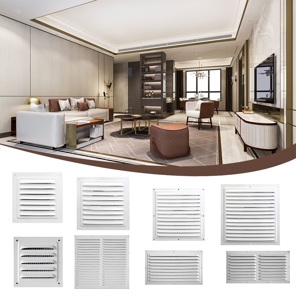 Ventilation Grille Aluminum - Aluminiumlegierungs-Lüftungsgitter Heizungs- und Kühlungsöffnungen Platten-Luftsystem-Netzabdeckung Lüftungsabdeckung