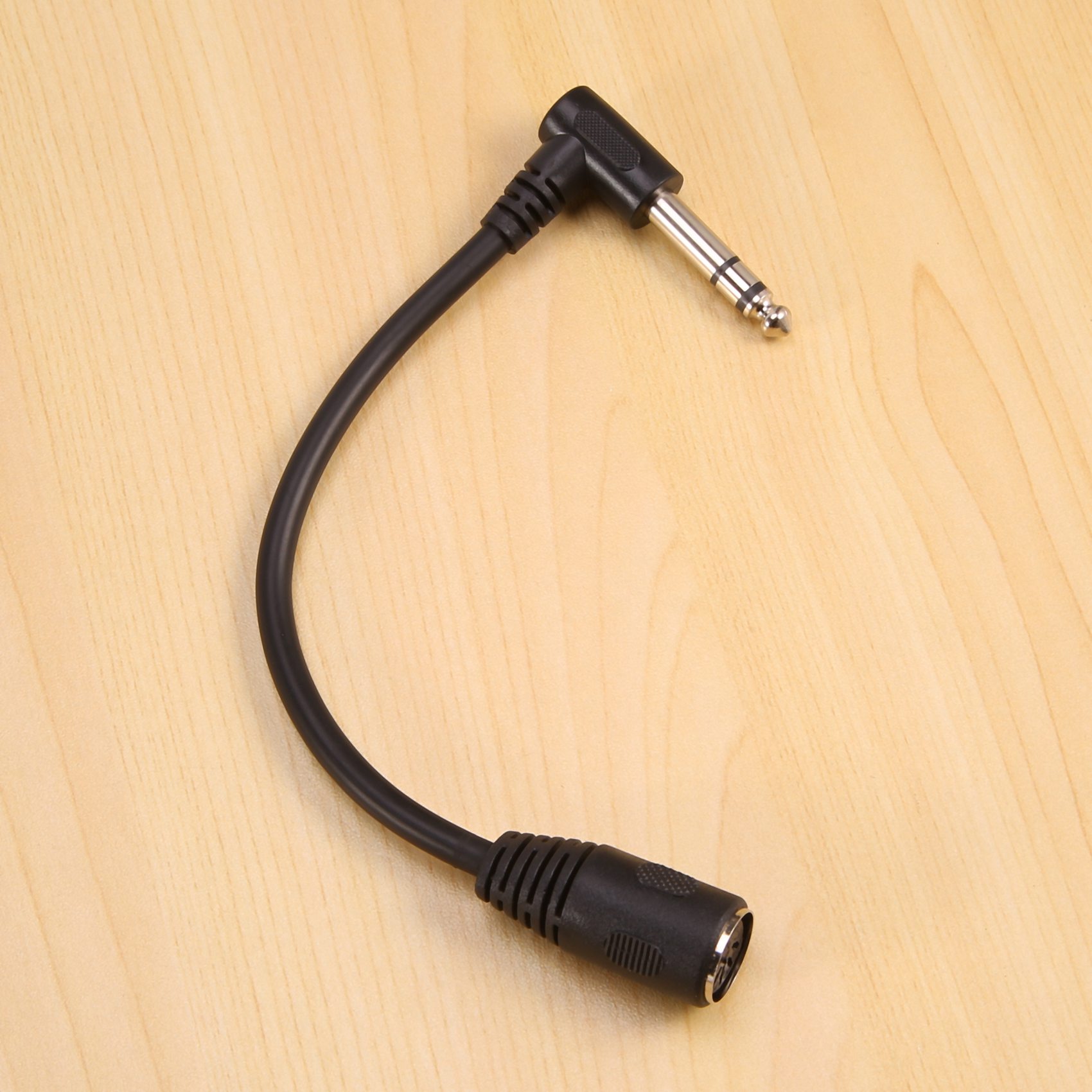 Trs Cable - A62T MIDI-Kabel, 5-polig, DIN-Buchse auf 6,35-mm-TRS-Stereo-Audio-Verlängerungskabel