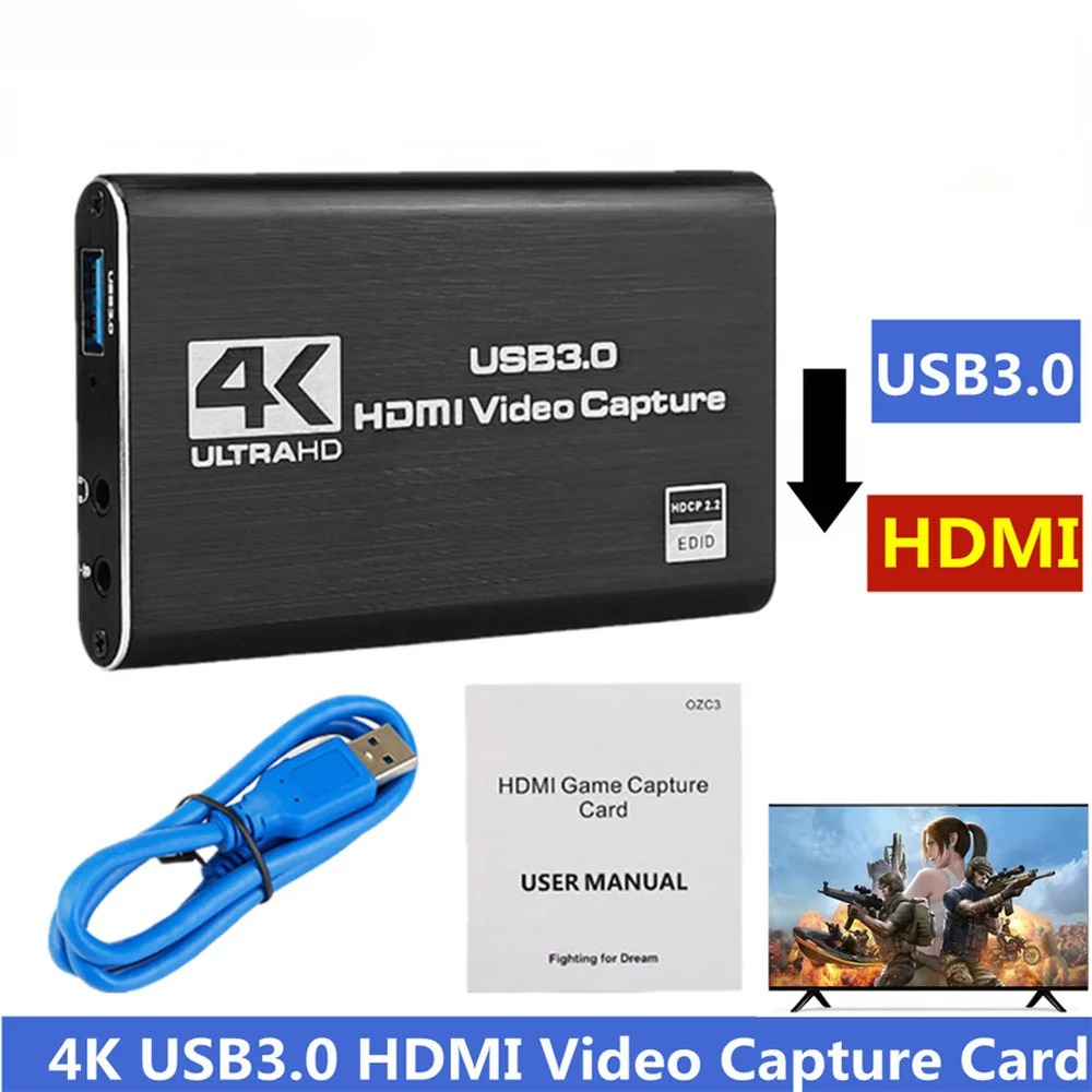 4K USB 3.0 Videoaufnahmekarte  – Usb Sound Card Bewertung und Preis
