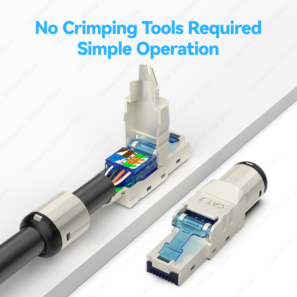 Denswire Werkzeugloser RJ45-St – Rj45 Jack Bewertung und Preis