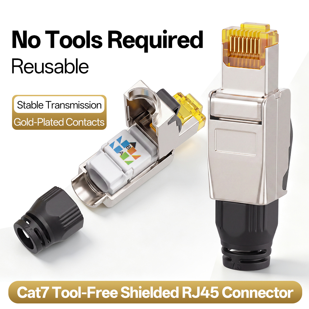 RJ45-Stecker Cat7 Werkzeuglos  – Rj45 Jack Bewertung und Preis