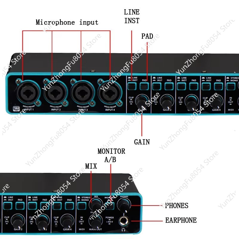 Professionelle 4x4 USB-Compute – Usb Sound Card Bewertung und Preis