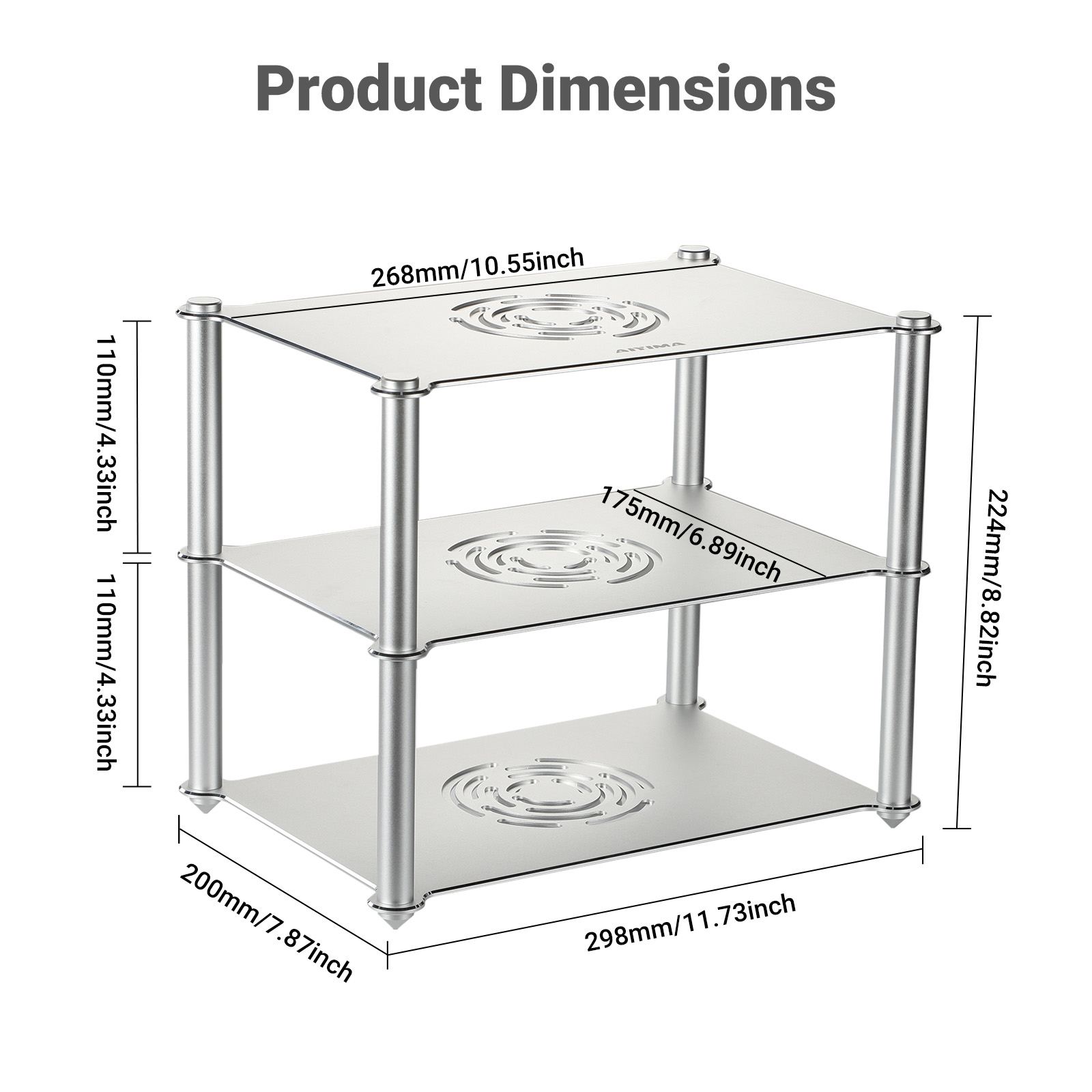 AIYIMA Metall Verstärker Rack  – Es9018 Dac Bewertung und Preis