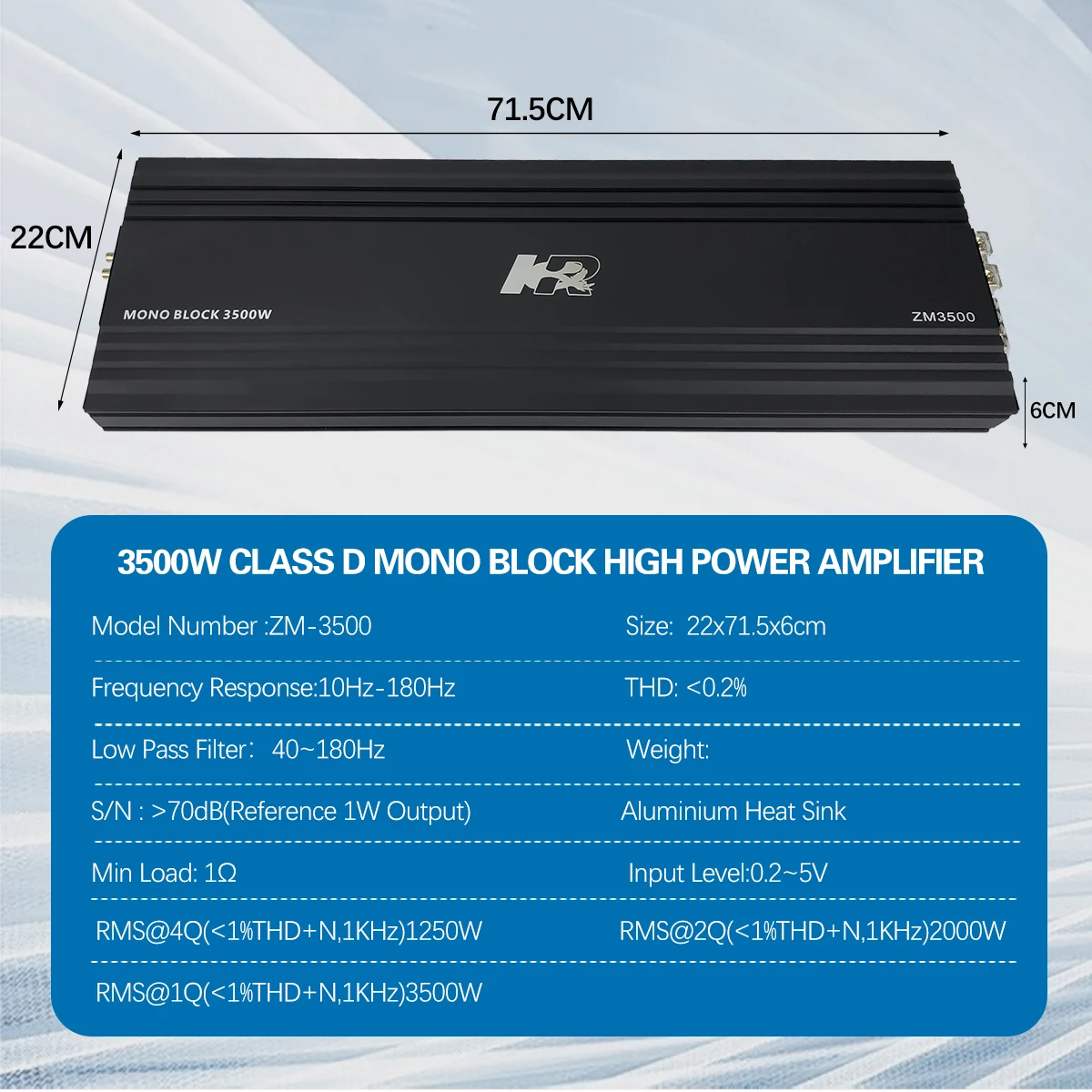 2026 Zeming Audio ZM-3500 Mono – Class D Amplifier Bewertung und Preis