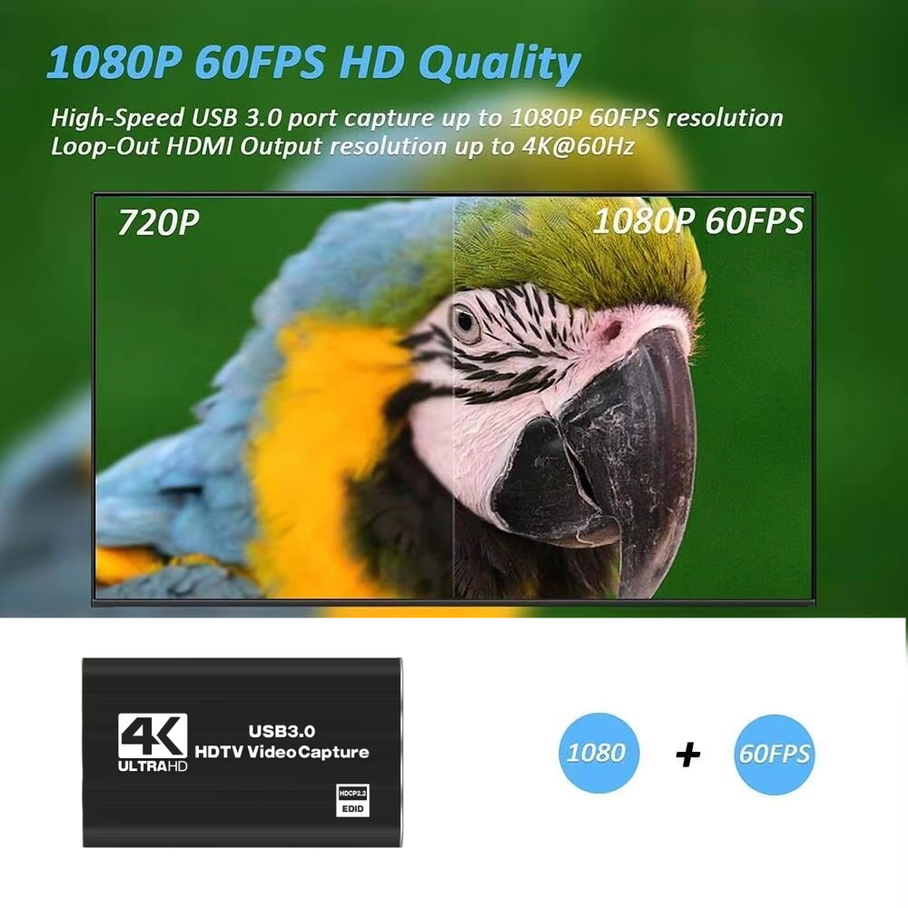Roreta 4K USB 3.0 Videoaufnahm – Usb Sound Card Bewertung und Preis