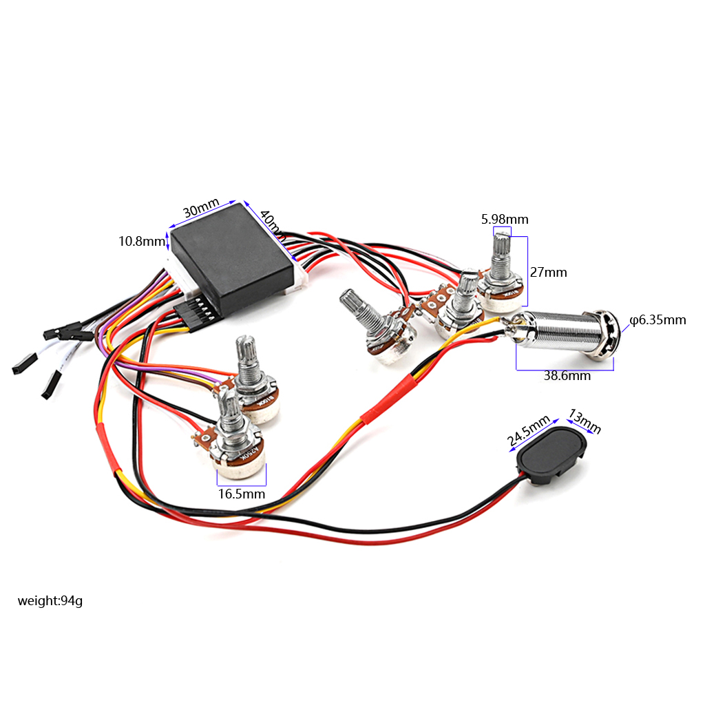 Vorverdrahteter 3-Band-Aktivba – Passive Preamp Bewertung und Preis