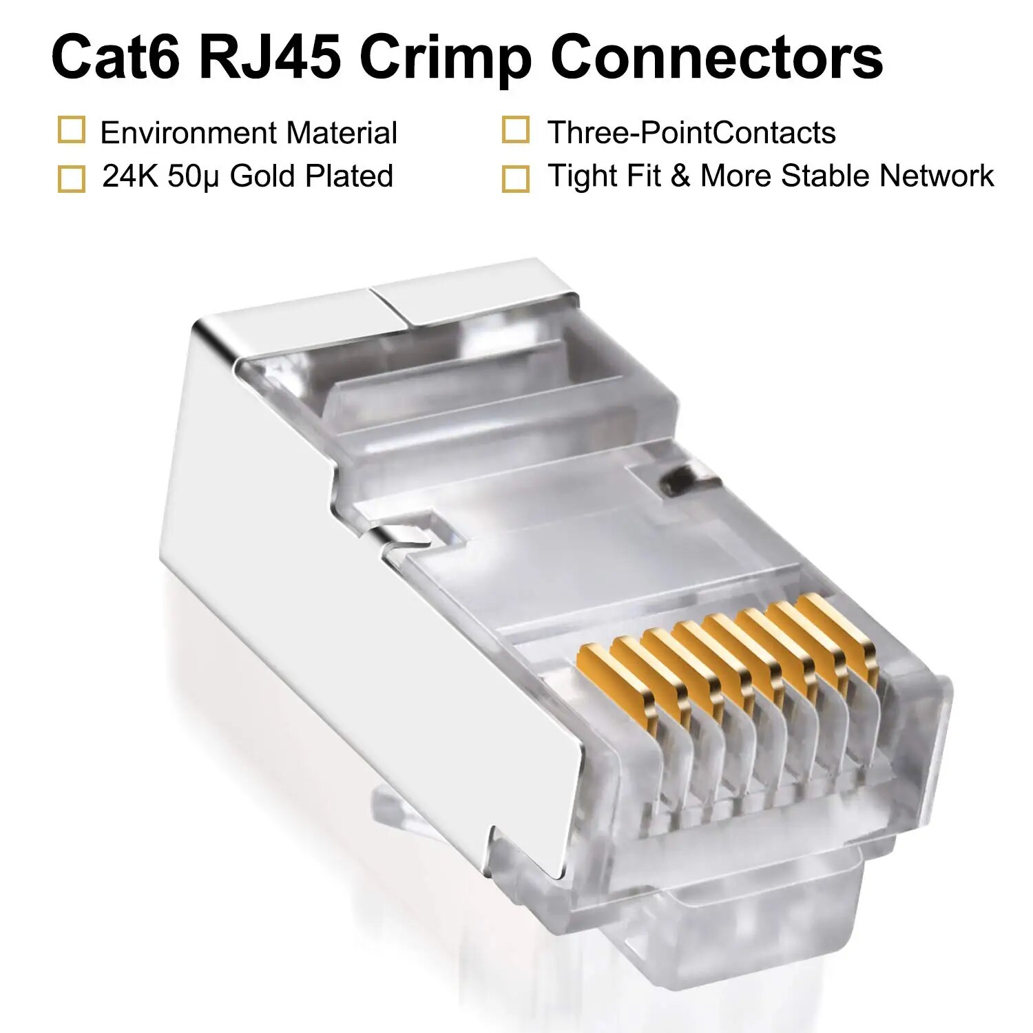 ZoeRax 50 Stück Cat6 RJ45-Stec – Rj45 Jack Bewertung und Preis