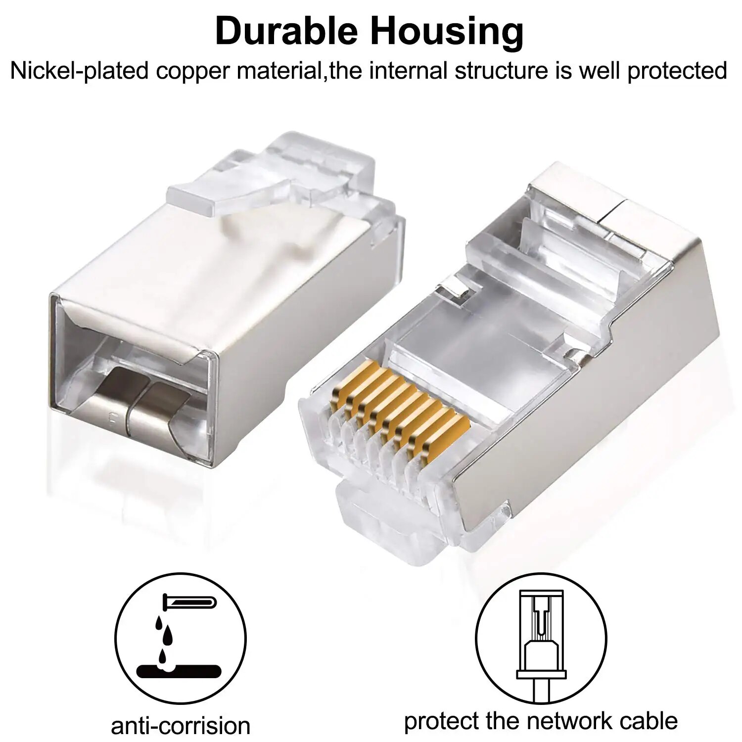 ZoeRax 50 Stück Cat6 RJ45-Stec – Rj45 Jack Bewertung und Preis