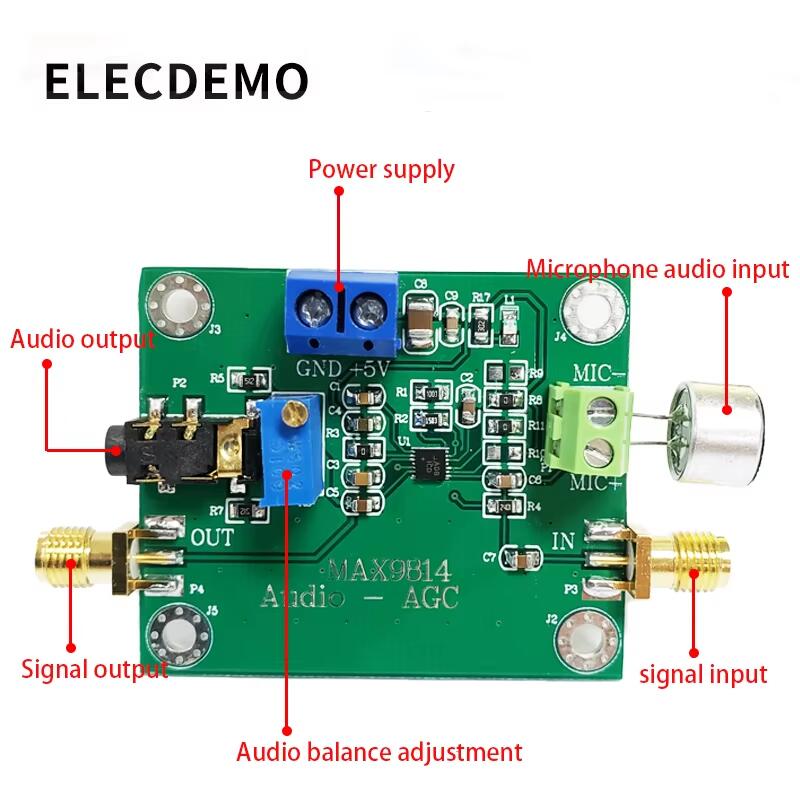 Elektret-Mikrofon AGC-Verstärk – Audio Amplifier Board Bewertung und Preis