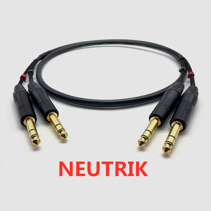 1 Meter 11 NEUTRIK 6,35mm TRS  – Trs Cable Bewertung und Preis