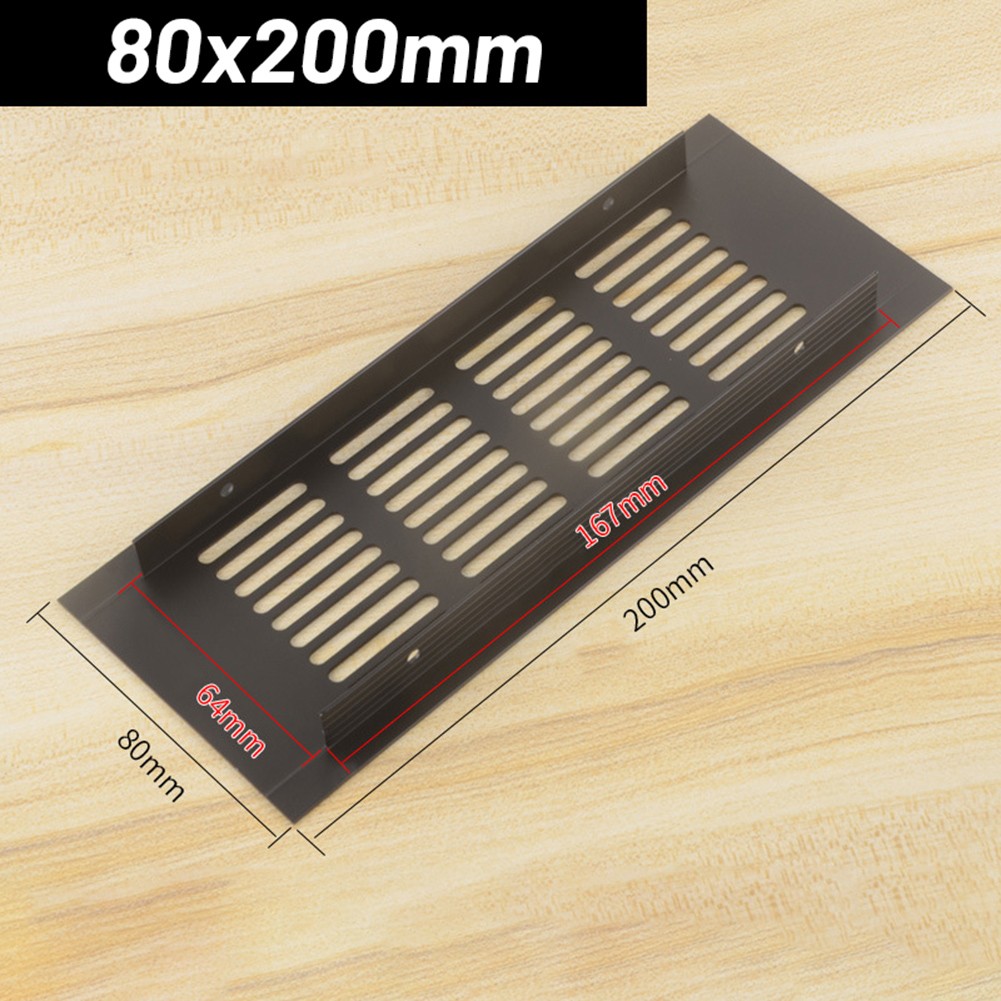 80 mm Lüftungsgitter, Aluminiu – Ventilation Grille Aluminum Bewertung und Preis