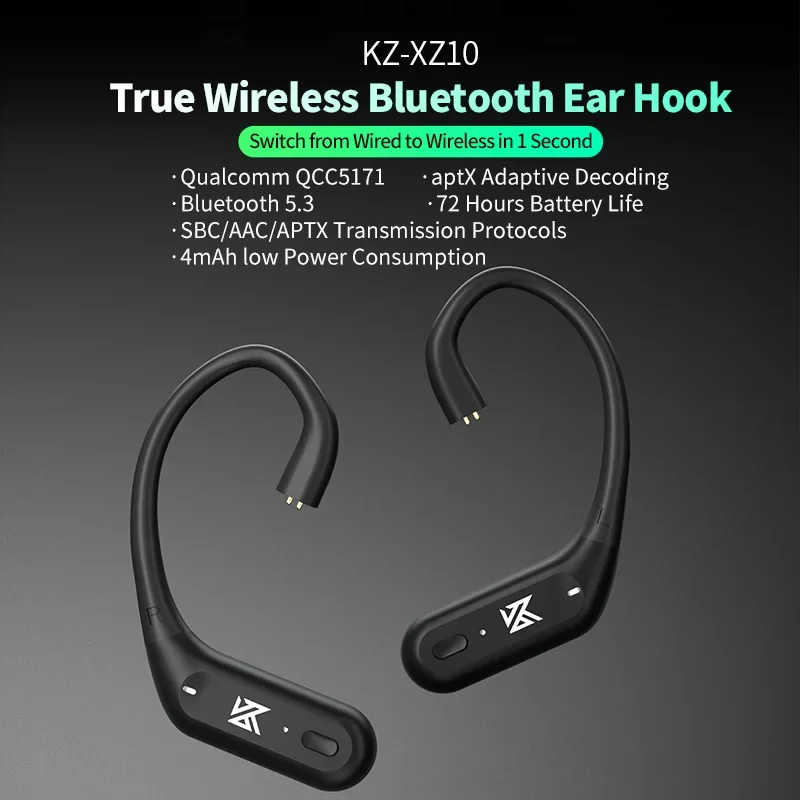 KZ XZ10 Bluetooth 5.3 Kopfhöre – Headphone Parts Bewertung und Preis
