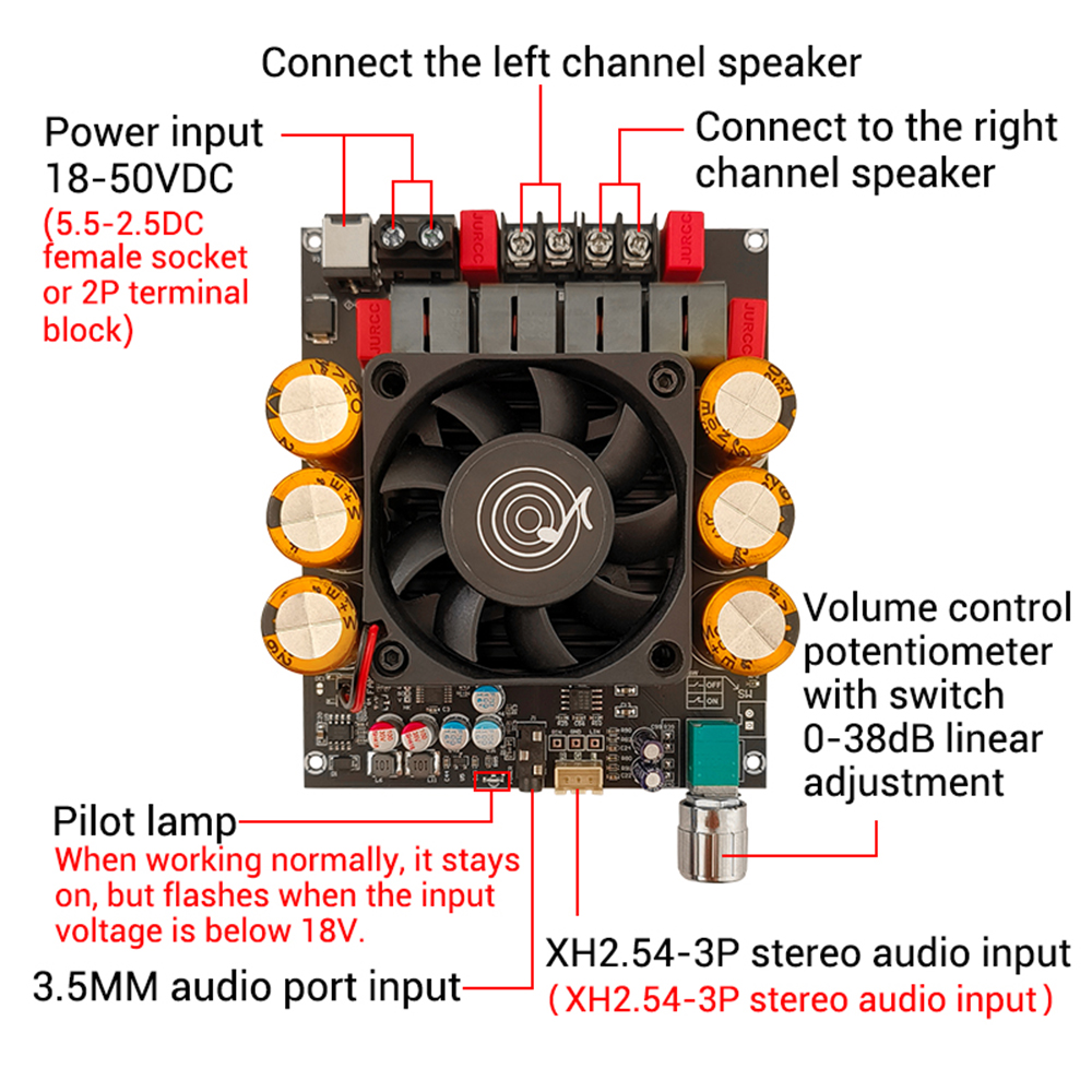 ZK-6002 DC18-50V Pure Power Ve – Es9018 Dac Bewertung und Preis