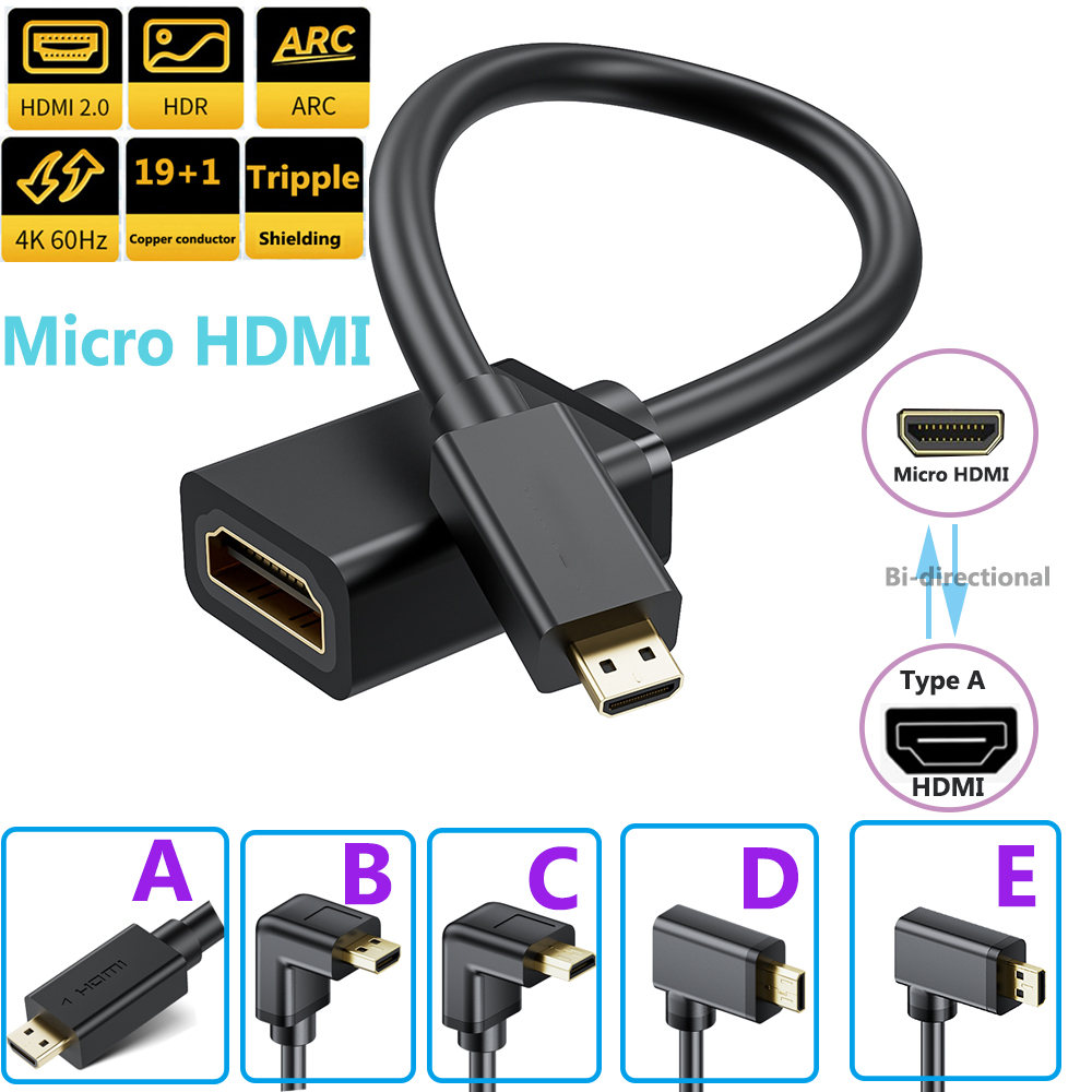4K Micro-HDMI-zu-HDMI-Kabelada – Mdi Cable Bewertung und Preis