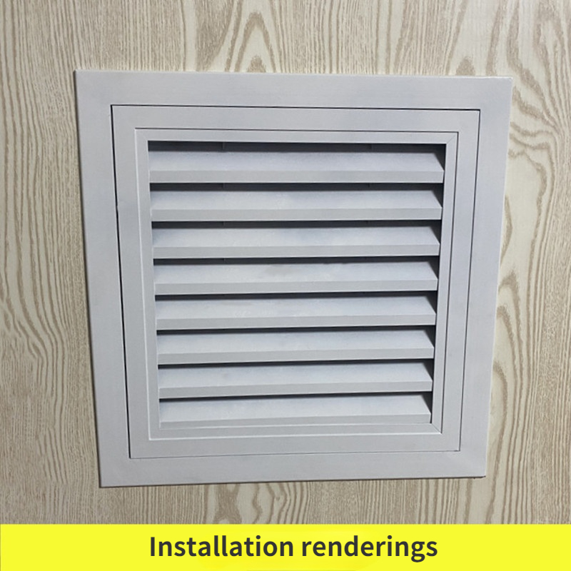 Abluftklappe aus Aluminiumlegi – Ventilation Grille Aluminum Bewertung und Preis