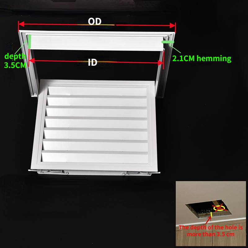 Abluftklappe aus Aluminiumlegi – Ventilation Grille Aluminum Bewertung und Preis