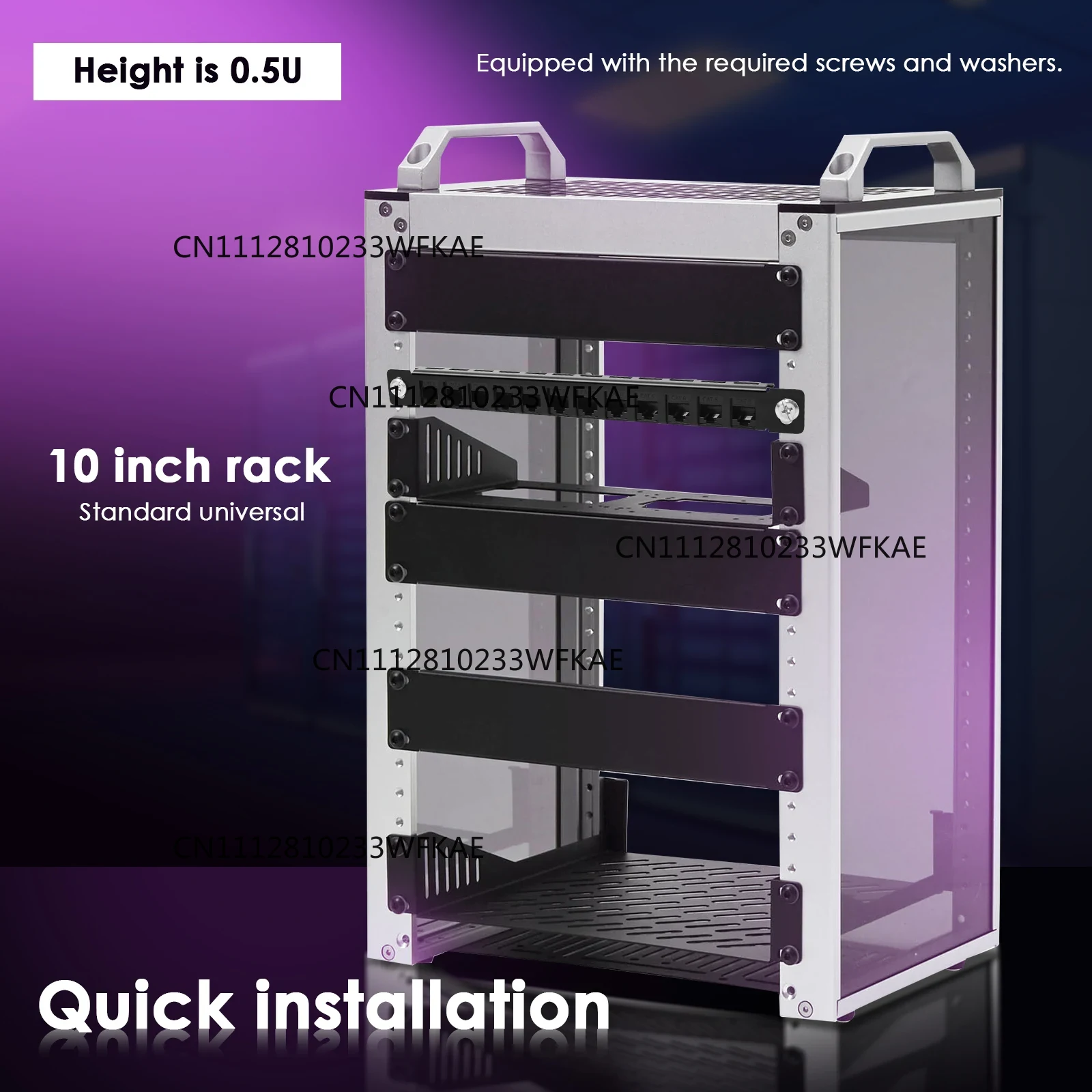Cat6A 12-Port-Patchpanel, voll – Rj45 Jack Bewertung und Preis