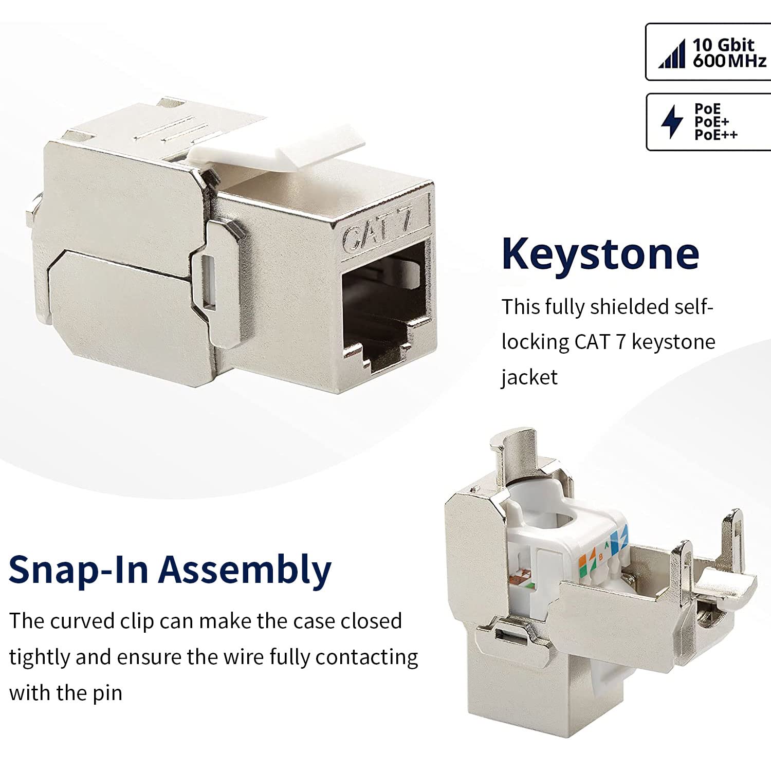 ZOERAX Cat6a Cat7 Keystone Jac – Rj45 Jack Bewertung und Preis
